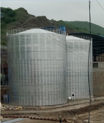 维西粮食钢板仓的安装全过程不用热焊接